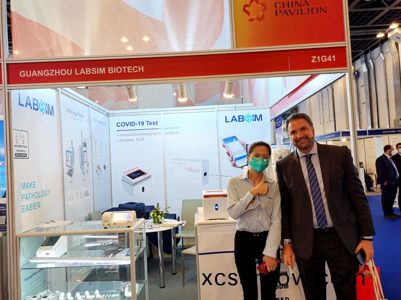 【展會(hui)迴(hui)顧】藍勃生(sheng)物精綵亮相2022 MEDLAB Middle East